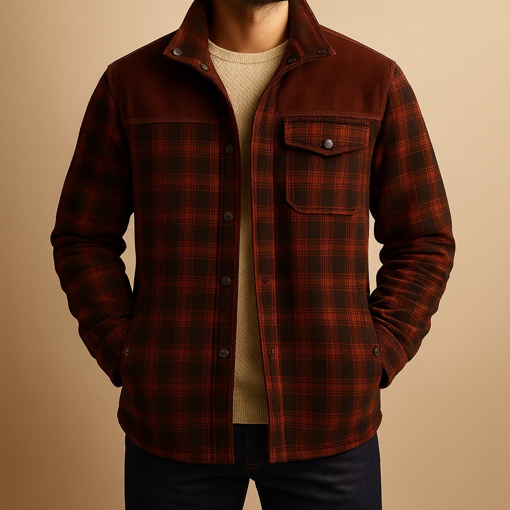 Luxantis™: Paolo Lined Cotton Workshirt